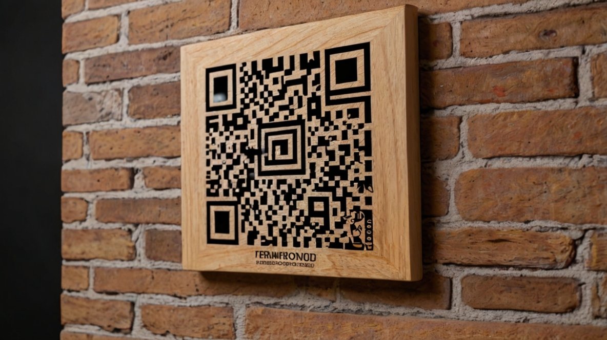 qr code plaque