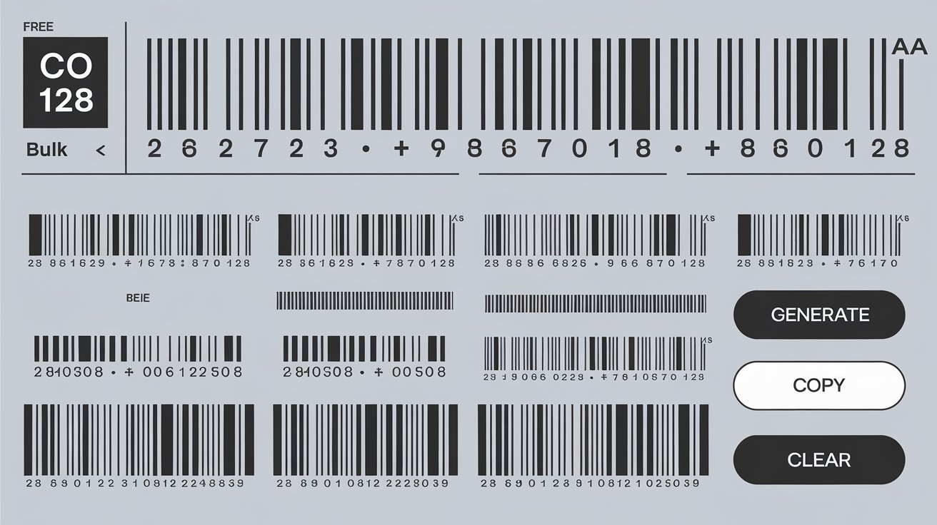 Free Bulk Barcode Generator Code 128